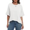 imageANRABESS Womens Tops Oversized T Shirts Short Sleeve Crewneck Summer Casual Loose Basic Tee Shirt 2025 Trendy Fashion ClothesWhite