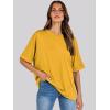 imageANRABESS Womens Tops Oversized T Shirts Short Sleeve Crewneck Summer Casual Loose Basic Tee Shirt 2025 Trendy Fashion ClothesYellow
