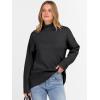 imageANRABESS Womens Turtleneck Sweaters Oversized Chunky Long Sleeve Knit High Low Hem Pullover Top 2025 Fall Winter FashionBlack