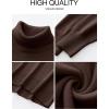 imageANRABESS Womens Turtleneck Sweaters Oversized Chunky Long Sleeve Knit High Low Hem Pullover Top 2025 Fall Winter FashionChocola