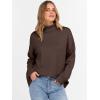 imageANRABESS Womens Turtleneck Sweaters Oversized Chunky Long Sleeve Knit High Low Hem Pullover Top 2025 Fall Winter FashionChocola