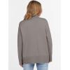 imageANRABESS Womens Turtleneck Sweaters Oversized Chunky Long Sleeve Knit High Low Hem Pullover Top 2025 Fall Winter FashionGrey Khaki