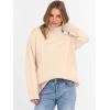 imageANRABESS Womens Turtleneck Sweaters Oversized Chunky Long Sleeve Knit High Low Hem Pullover Top 2025 Fall Winter FashionParchment