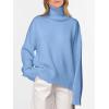 imageANRABESS Womens Turtleneck Sweaters Oversized Chunky Long Sleeve Knit High Low Hem Pullover Top 2025 Fall Winter FashionSky