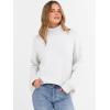 imageANRABESS Womens Turtleneck Sweaters Oversized Chunky Long Sleeve Knit High Low Hem Pullover Top 2025 Fall Winter FashionWhite