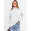 imageANRABESS Womens Turtleneck Sweaters Oversized Chunky Long Sleeve Knit High Low Hem Pullover Top 2025 Fall Winter FashionWhite