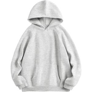 imageANRABESS Women Hoodies Oversized Fleece Long Sleeve Comfy Casual Basic Pullover Sweatshirts 2025 Fall Outfits Y2K ClothesGray