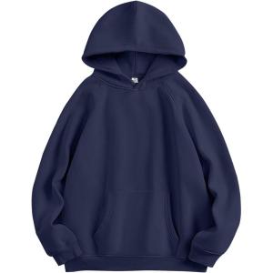 imageANRABESS Women Hoodies Oversized Fleece Long Sleeve Comfy Casual Basic Pullover Sweatshirts 2025 Fall Outfits Y2K ClothesNavy Blue