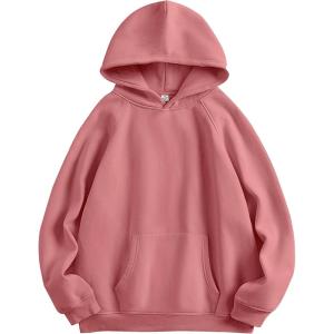 imageANRABESS Women Hoodies Oversized Fleece Long Sleeve Comfy Casual Basic Pullover Sweatshirts 2025 Fall Outfits Y2K ClothesPeach