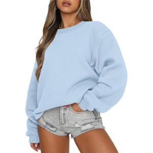 imageANRABESS Womens Sweatshirts Crewneck Fleece Oversized Pullover Sweaters Fall Winter Cute Tops Teen Girls Preppy Clothes 2025Sky Blue