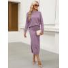 imageANRABESS 2 Piece Skirts Sets For Women Fall Fashion 2025 Striped Sweater Midi Dress Knit Lounge Travel Outfits Winter ClothesLight Purple