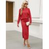 imageANRABESS 2 Piece Skirts Sets For Women Fall Fashion 2025 Striped Sweater Midi Dress Knit Lounge Travel Outfits Winter ClothesRed