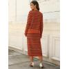 imageANRABESS 2 Piece Skirts Sets For Women Fall Fashion 2025 Striped Sweater Midi Dress Knit Lounge Travel Outfits Winter ClothesRust Red Black