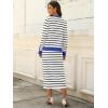 imageANRABESS 2 Piece Skirts Sets For Women Fall Fashion 2025 Striped Sweater Midi Dress Knit Lounge Travel Outfits Winter ClothesWhite Black Blue