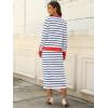 imageANRABESS 2 Piece Skirts Sets For Women Fall Fashion 2025 Striped Sweater Midi Dress Knit Lounge Travel Outfits Winter ClothesWhite Blue Red