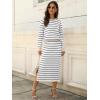 imageANRABESS 2 Piece Skirts Sets For Women Fall Fashion 2025 Striped Sweater Midi Dress Knit Lounge Travel Outfits Winter ClothesWhite Grey Beige