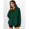 imageANRABESS Sweatshirt for Women Oversized Casual Long Sleeve Side Slit Button Lapel Polo Pullover Tunic Tops 2025 Fall OutfitsForest Green