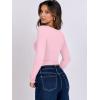 imageANRABESS Women Double Lined Long Sleeve Crop Tops Shirts Square Neck Tight Fitted Going Out TShirt Basic Tee Outfits 2025Light Pink