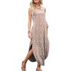 imageANRABESS Women Summer Halter Neck Sundress Sleeveless Split Side Casual Beach Travel Vacation Maxi Long Dress with PocketsPrint Pink 01
