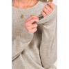 imageANRABESS Womens 100 Wool Sweaters Crewneck Long Sleeve Work Business Casual Basic Sweater Tops 2025 Fall OutfitsApricot