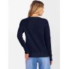 imageANRABESS Womens 100 Wool Sweaters Crewneck Long Sleeve Work Business Casual Basic Sweater Tops 2025 Fall OutfitsNavy Blue