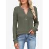 imageANRABESS Womens Long Sleeve Henley Shirts 2025 Fall Tunic Tops Ribbed Knit Lightweight Sweaters Dressy Casual Blouse OutfitsDeep Green