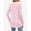 imageANRABESS Womens Long Sleeve Henley Shirts 2025 Fall Tunic Tops Ribbed Knit Lightweight Sweaters Dressy Casual Blouse OutfitsPink