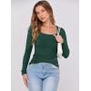 imageANRABESS Womens Long Sleeve Shirts Scoop Neck Ribbed Knit Slim Fitted Tops Casual Basic Tee 2025 Fall Fashion Outfits ClothesDeep Green