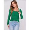 imageANRABESS Womens Long Sleeve Shirts Scoop Neck Ribbed Knit Slim Fitted Tops Casual Basic Tee 2025 Fall Fashion Outfits ClothesGreen