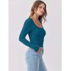 imageANRABESS Womens Long Sleeve Shirts Scoop Neck Ribbed Knit Slim Fitted Tops Casual Basic Tee 2025 Fall Fashion Outfits ClothesLake Blue