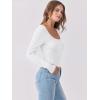 imageANRABESS Womens Long Sleeve Shirts Scoop Neck Ribbed Knit Slim Fitted Tops Casual Basic Tee 2025 Fall Fashion Outfits ClothesWhite