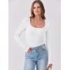 imageANRABESS Womens Long Sleeve Shirts Scoop Neck Ribbed Knit Slim Fitted Tops Casual Basic Tee 2025 Fall Fashion Outfits ClothesWhite