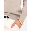 imageANRABESS Womens Long Sleeve V Neck Sweaters 2025 Fall Casual Classic Soft Loose Fit Basic Pullover Jumper TopAlmond