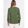 imageANRABESS Womens Long Sleeve V Neck Sweaters 2025 Fall Casual Classic Soft Loose Fit Basic Pullover Jumper TopArmy Green