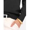 imageANRABESS Womens Long Sleeve V Neck Sweaters 2025 Fall Casual Classic Soft Loose Fit Basic Pullover Jumper TopBlack
