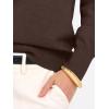 imageANRABESS Womens Long Sleeve V Neck Sweaters 2025 Fall Casual Classic Soft Loose Fit Basic Pullover Jumper TopCoffee