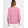 imageANRABESS Womens Long Sleeve V Neck Sweaters 2025 Fall Casual Classic Soft Loose Fit Basic Pullover Jumper TopCoral Pink
