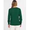 imageANRABESS Womens Long Sleeve V Neck Sweaters 2025 Fall Casual Classic Soft Loose Fit Basic Pullover Jumper TopDark Forest Green