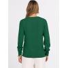 imageANRABESS Womens Long Sleeve V Neck Sweaters 2025 Fall Casual Classic Soft Loose Fit Basic Pullover Jumper TopForest Green