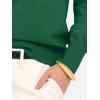 imageANRABESS Womens Long Sleeve V Neck Sweaters 2025 Fall Casual Classic Soft Loose Fit Basic Pullover Jumper TopForest Green