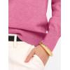 imageANRABESS Womens Long Sleeve V Neck Sweaters 2025 Fall Casual Classic Soft Loose Fit Basic Pullover Jumper TopHot Pink