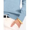 imageANRABESS Womens Long Sleeve V Neck Sweaters 2025 Fall Casual Classic Soft Loose Fit Basic Pullover Jumper TopLight Blue