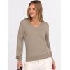 imageANRABESS Womens Long Sleeve V Neck Sweaters 2025 Fall Casual Classic Soft Loose Fit Basic Pullover Jumper TopLight Camel