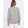 imageANRABESS Womens Long Sleeve V Neck Sweaters 2025 Fall Casual Classic Soft Loose Fit Basic Pullover Jumper TopLight Grey