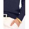 imageANRABESS Womens Long Sleeve V Neck Sweaters 2025 Fall Casual Classic Soft Loose Fit Basic Pullover Jumper TopNavy Blue