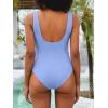 imageANRABESS Womens One Piece Swimsuit 2025 Summer Solid Square Neck Tummy Control Modest Full Coverage Ribbed Bathing SuitsSky Blue