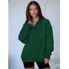 imageANRABESS Womens Oversized Sweatshirt Long Sleeve Henley Pullover Tops 2025 Fall Casual Button Loose Fit Teens Fashion OutfitsDeep Green