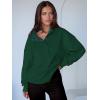 imageANRABESS Womens Oversized Sweatshirt Long Sleeve Henley Pullover Tops 2025 Fall Casual Button Loose Fit Teens Fashion OutfitsDeep Green
