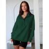 imageANRABESS Womens Oversized Sweatshirt Long Sleeve Henley Pullover Tops 2025 Fall Casual Button Loose Fit Teens Fashion OutfitsDeep Green