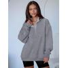 imageANRABESS Womens Oversized Sweatshirt Long Sleeve Henley Pullover Tops 2025 Fall Casual Button Loose Fit Teens Fashion OutfitsGrey